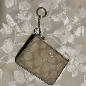 Coach Wallet card key ring